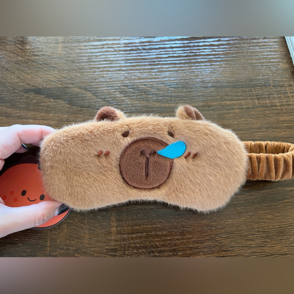 NWT Cute Plush Eye Mask
